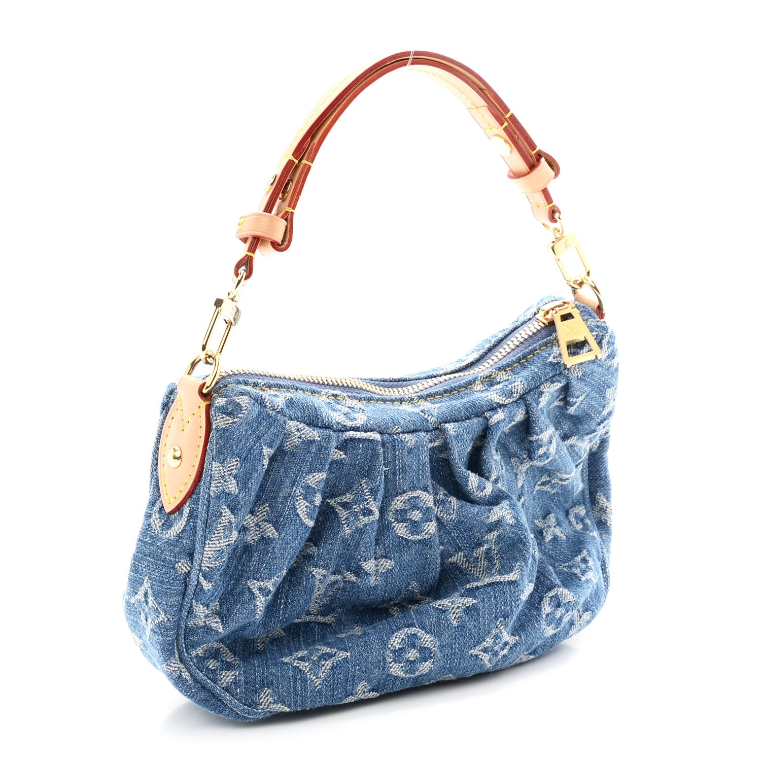 Louis Vuitton Monogram Denim Pochette Valley Blue 3 of 10