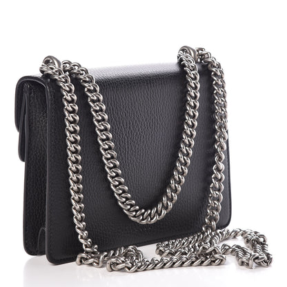 Gucci Calfskin Mini Dionysus Shoulder Bag Black 3 of 9