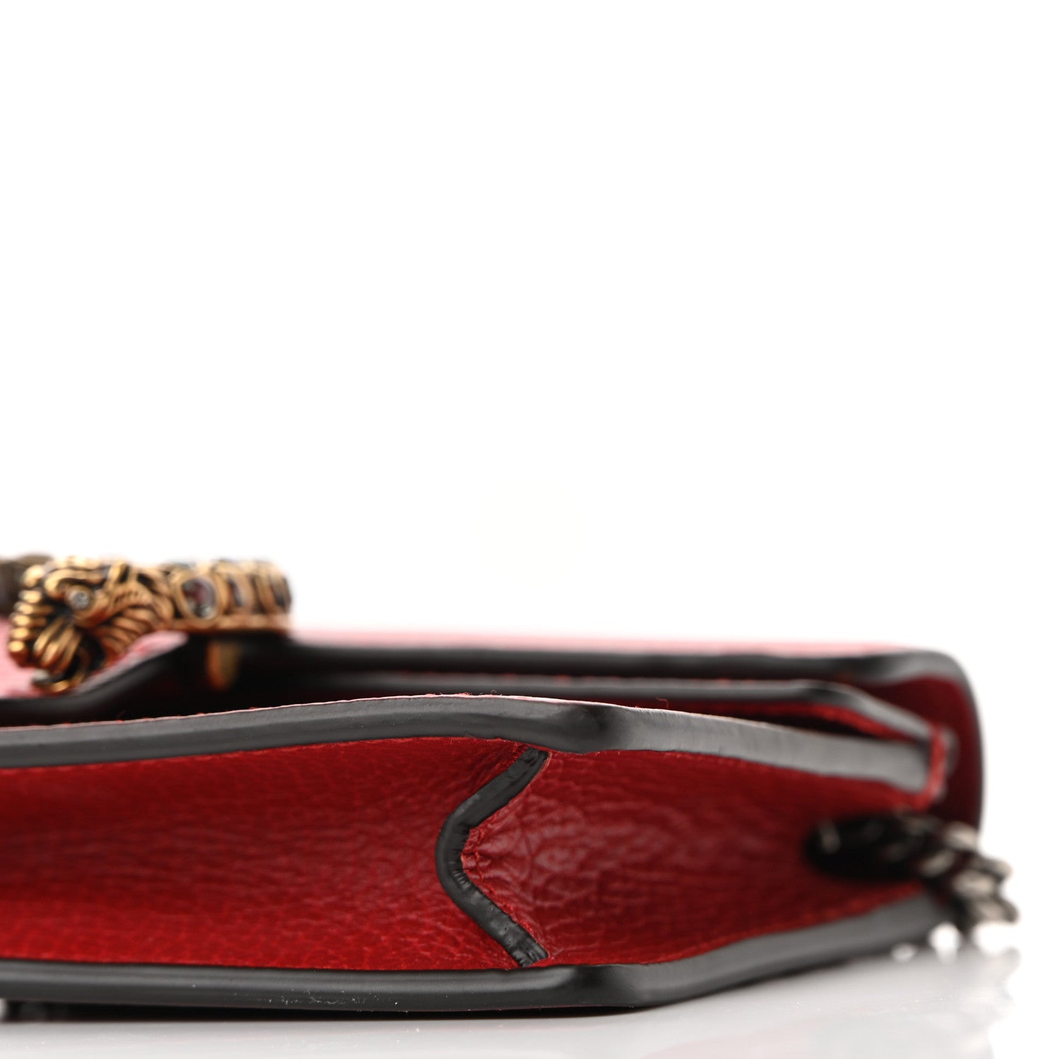 Gucci Calfskin Super Mini Dionysus Shoulder Bag Hibiscus Red 9 of 10