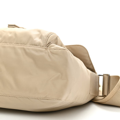 Prada Re-Nylon Vela Saffiano Pocket Single Buckle Messenger Shoulder Bag Deserto 9 of 11
