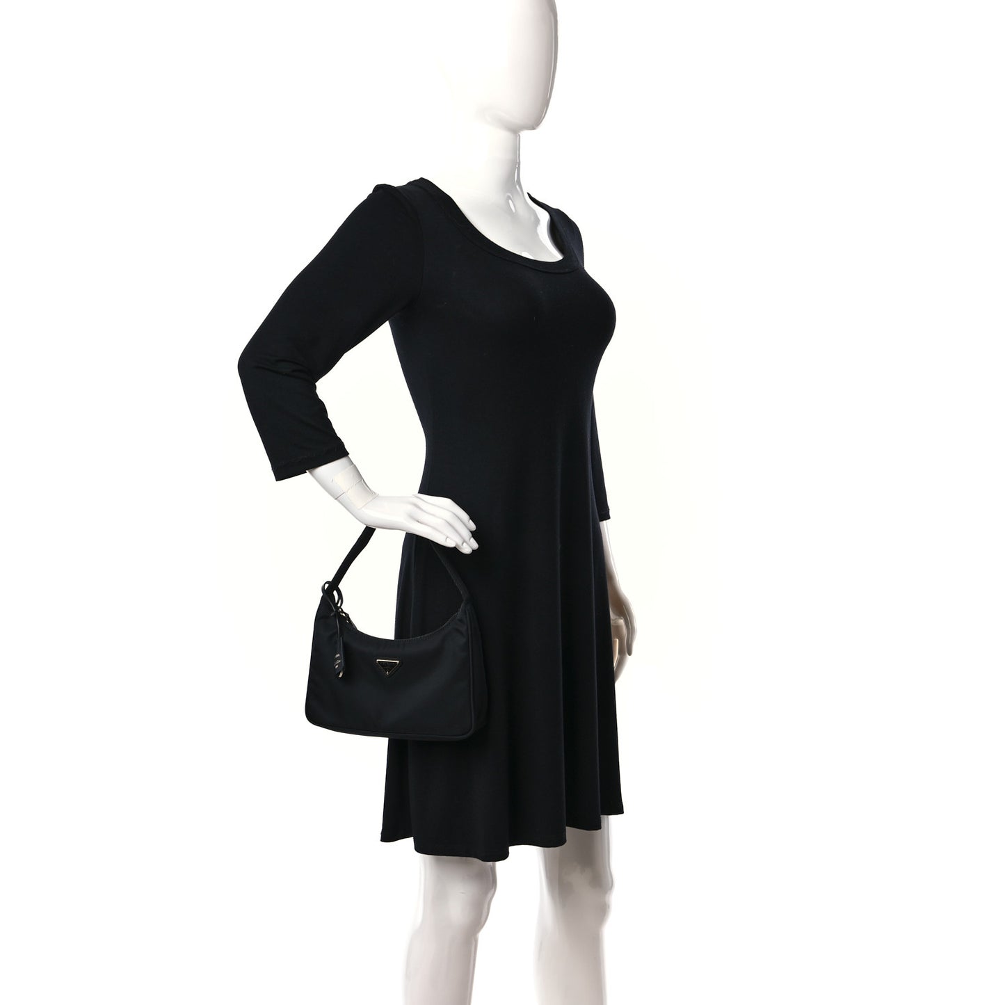 Tessuto Nylon Mini Re-Edition 2000 Bag Black