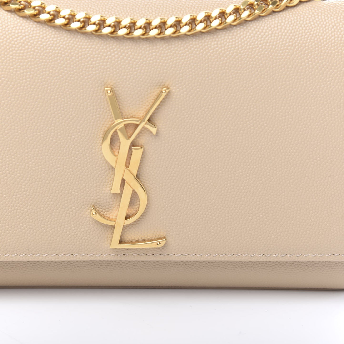 Grain De Poudre Small Monogram Kate Satchel Nude Powder