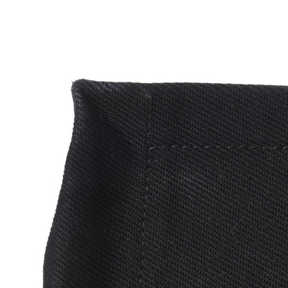 Saint Laurent Linen Calfskin Rive Gauche Tote Black 10 of 20
