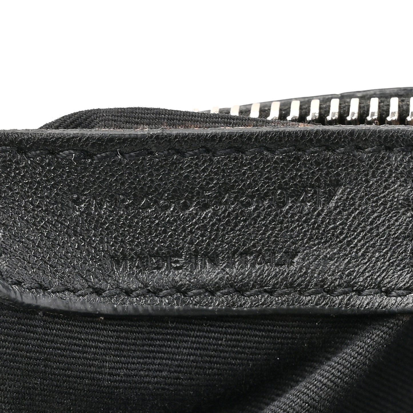 Calfskin Crocodile Embossed Small Sac de Jour Black