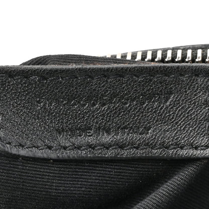 Saint Laurent Calfskin Crocodile Embossed Small Sac de Jour Black 7 of 20