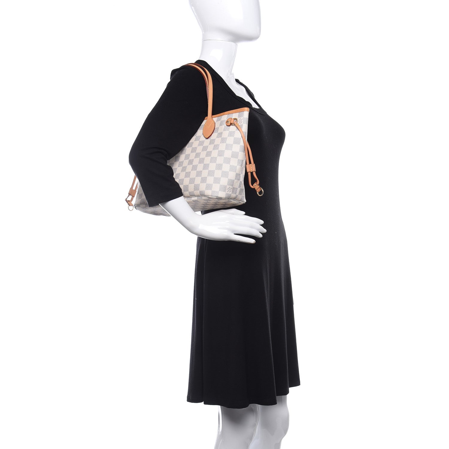 Louis Vuitton Damier Azur Neverfull PM 2 of 9