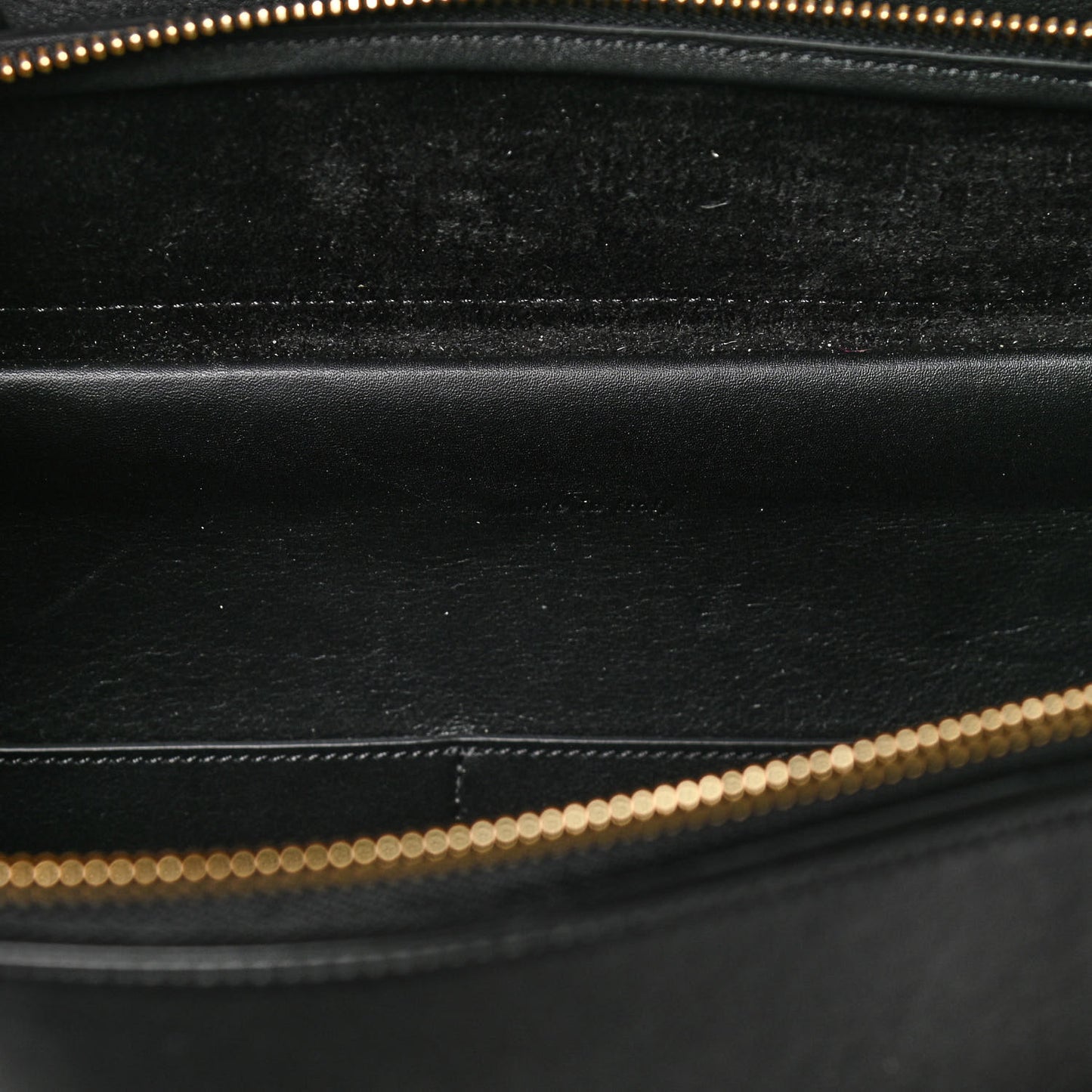 Smooth Calfskin Small Bi-Color Belt Bag Black Cream