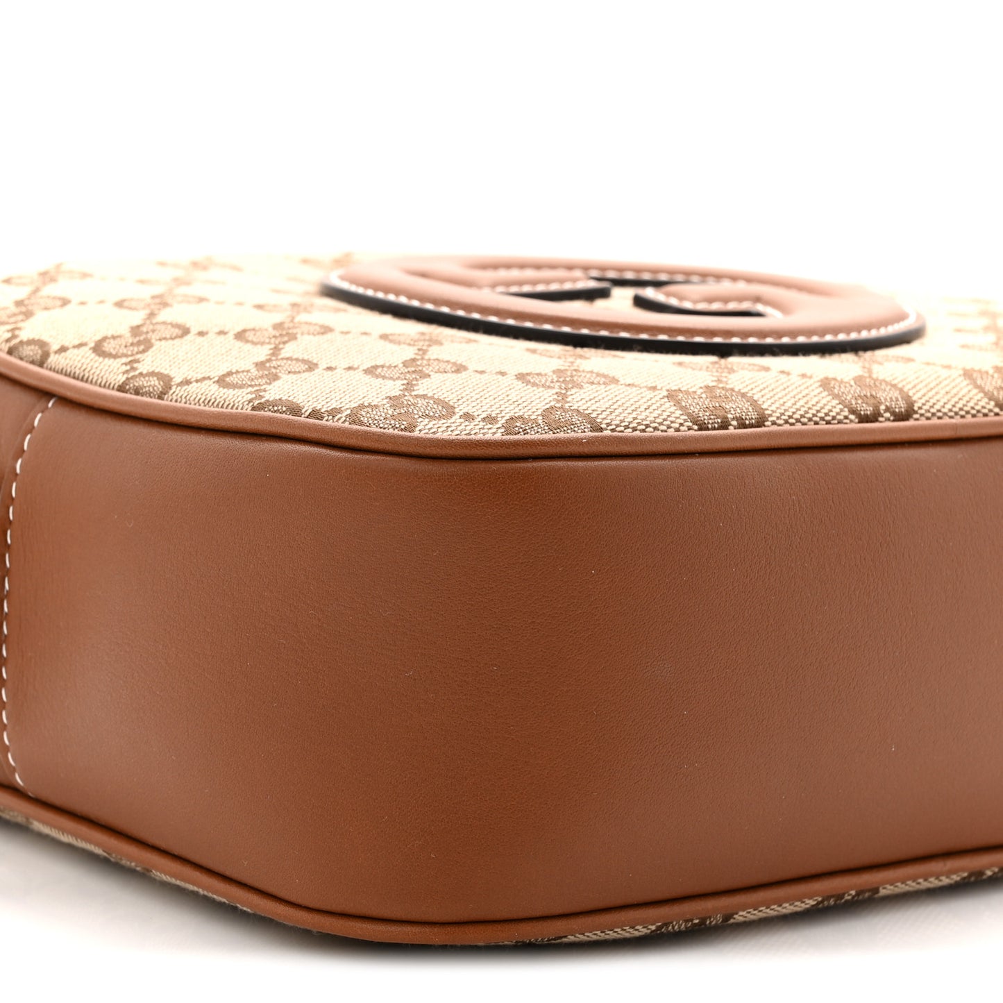 GG Supreme Calfskin Mini Blondie Bag Beige Ebony Sundial