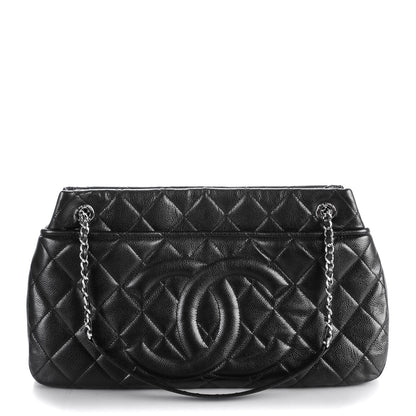 Chanel Caviar Quilted CC Timeless Soft Tote Black 1 of 7