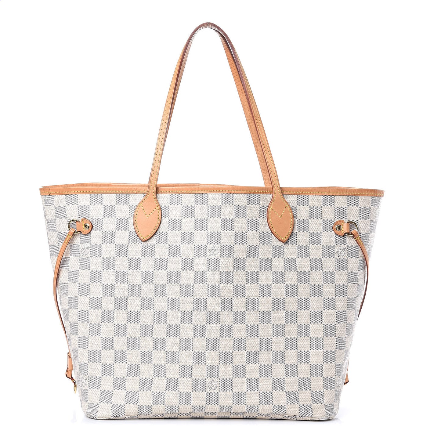 Damier Azur Neo Neverfull MM Rose Ballerine