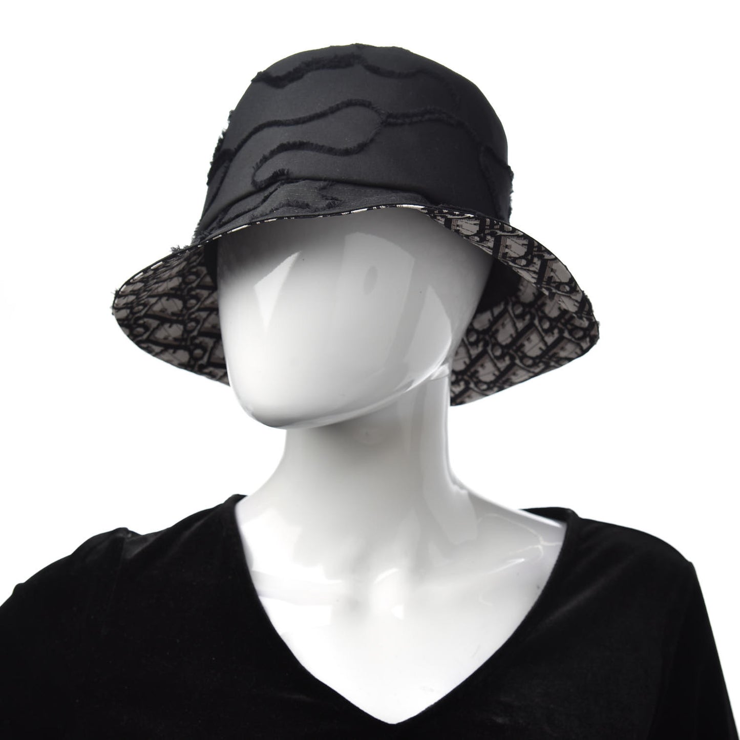 Camouflage Logo Bucket Hat 58 Black