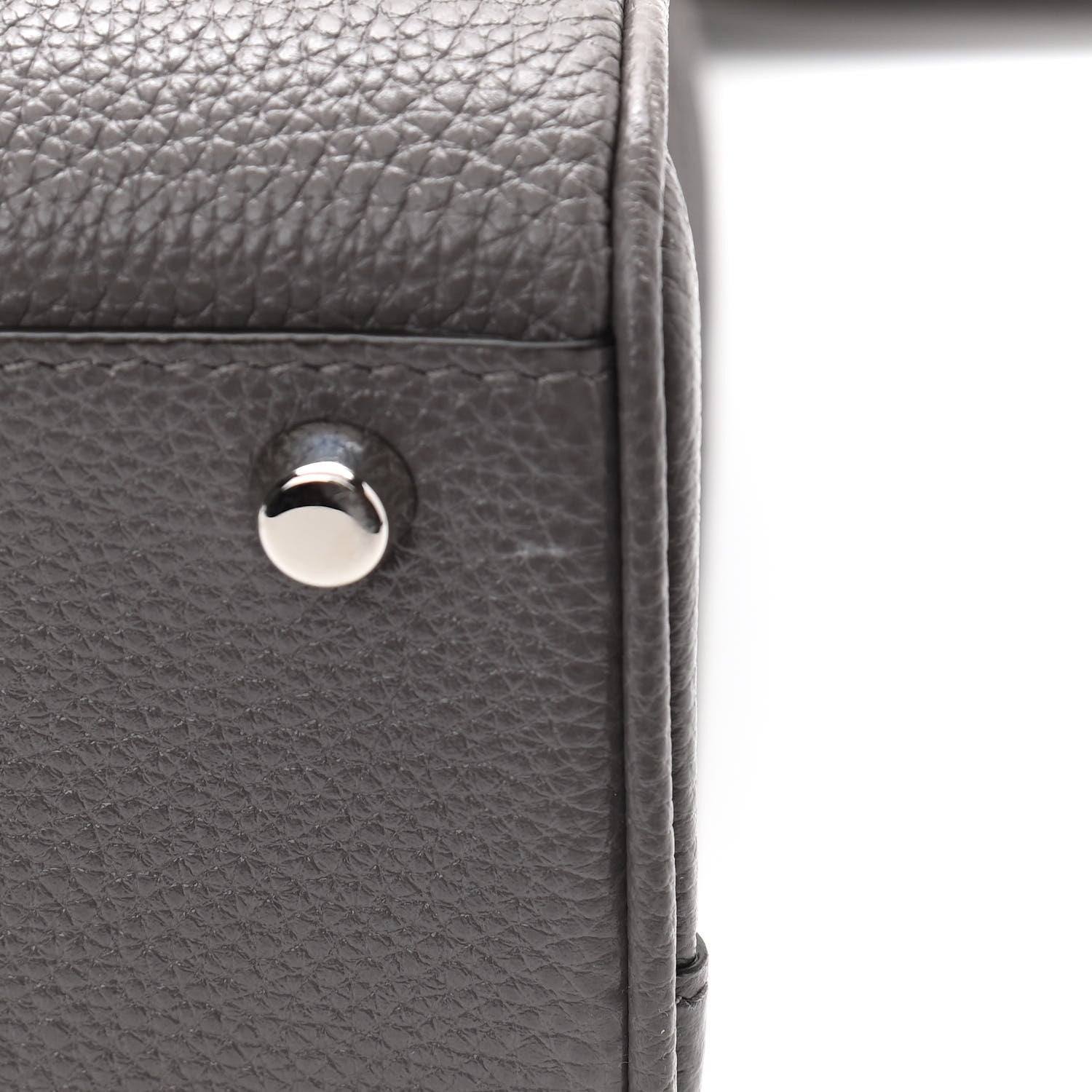 Gucci Grainy Calfskin Medium Zumi Top Handle Bag Dusty Grey 12 of 13