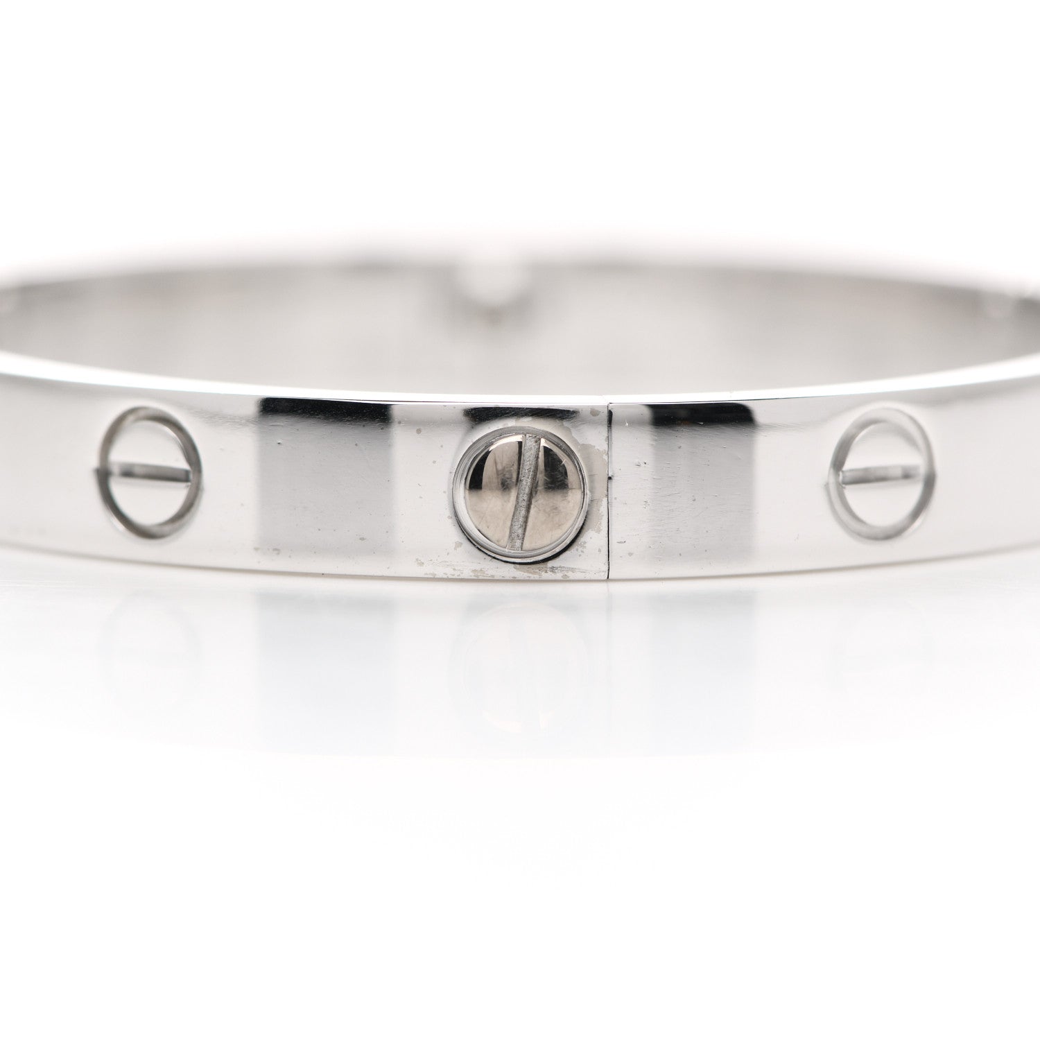 Cartier 18K White Gold LOVE Bracelet 16 6 of 6