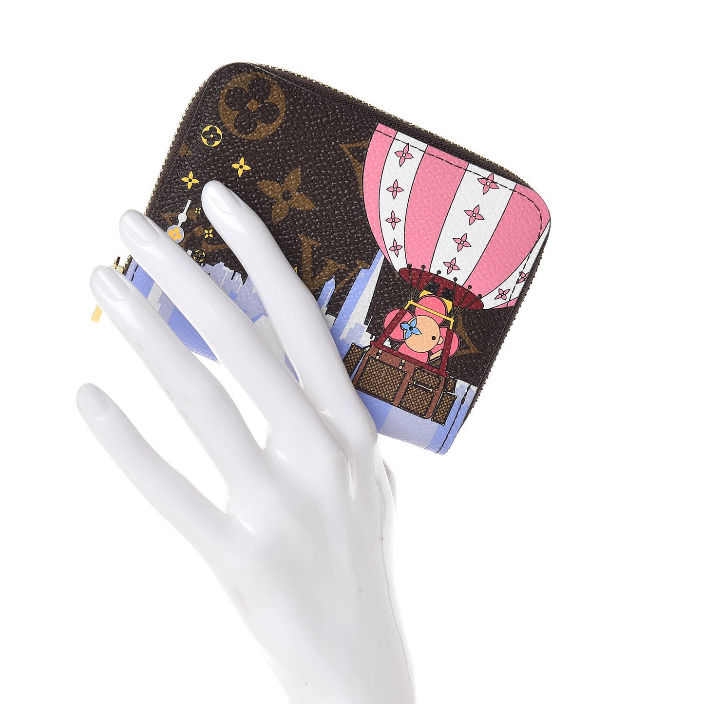 Monogram 2019 Christmas Animation Zippy Coin Purse