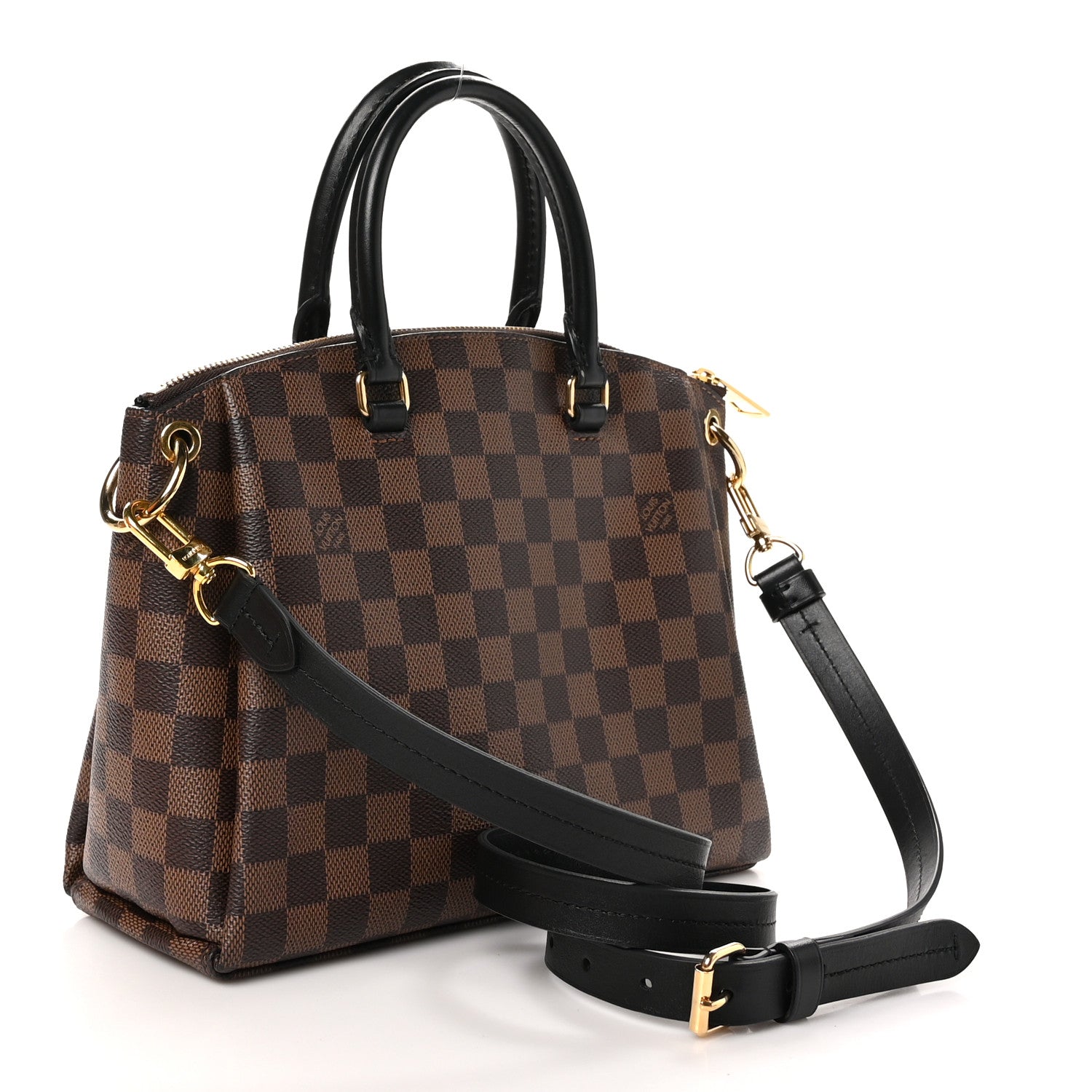 Louis Vuitton Damier Ebene Odeon Tote PM Black 3 of 10