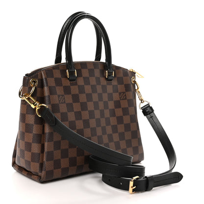 Louis Vuitton Damier Ebene Odeon Tote PM Black 3 of 10