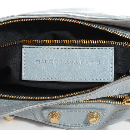Balenciaga Agneau Giant 12 Gold Hardware Hip Bleu Acier 7 of 11