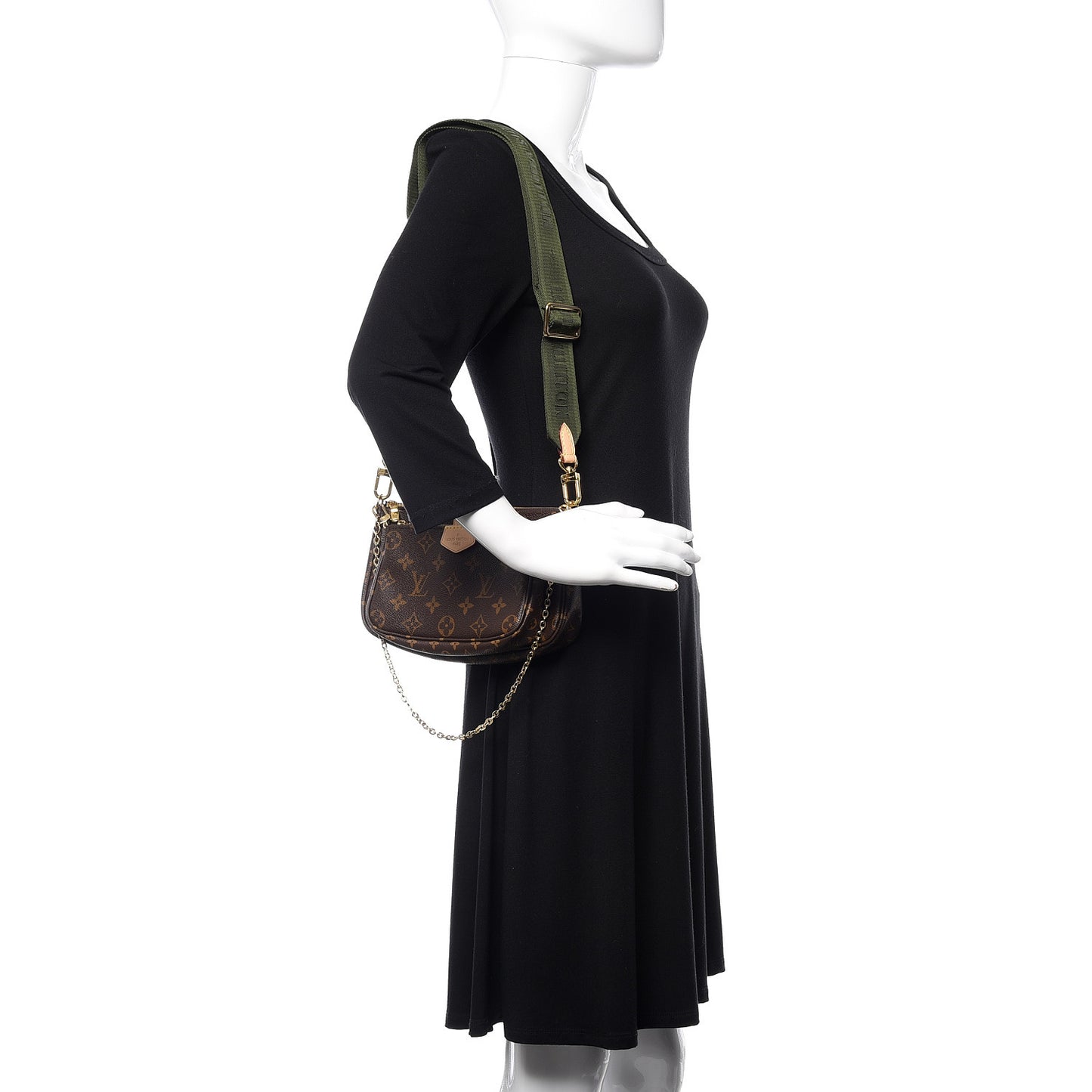 Monogram Multi Pochette Accessories Kaki