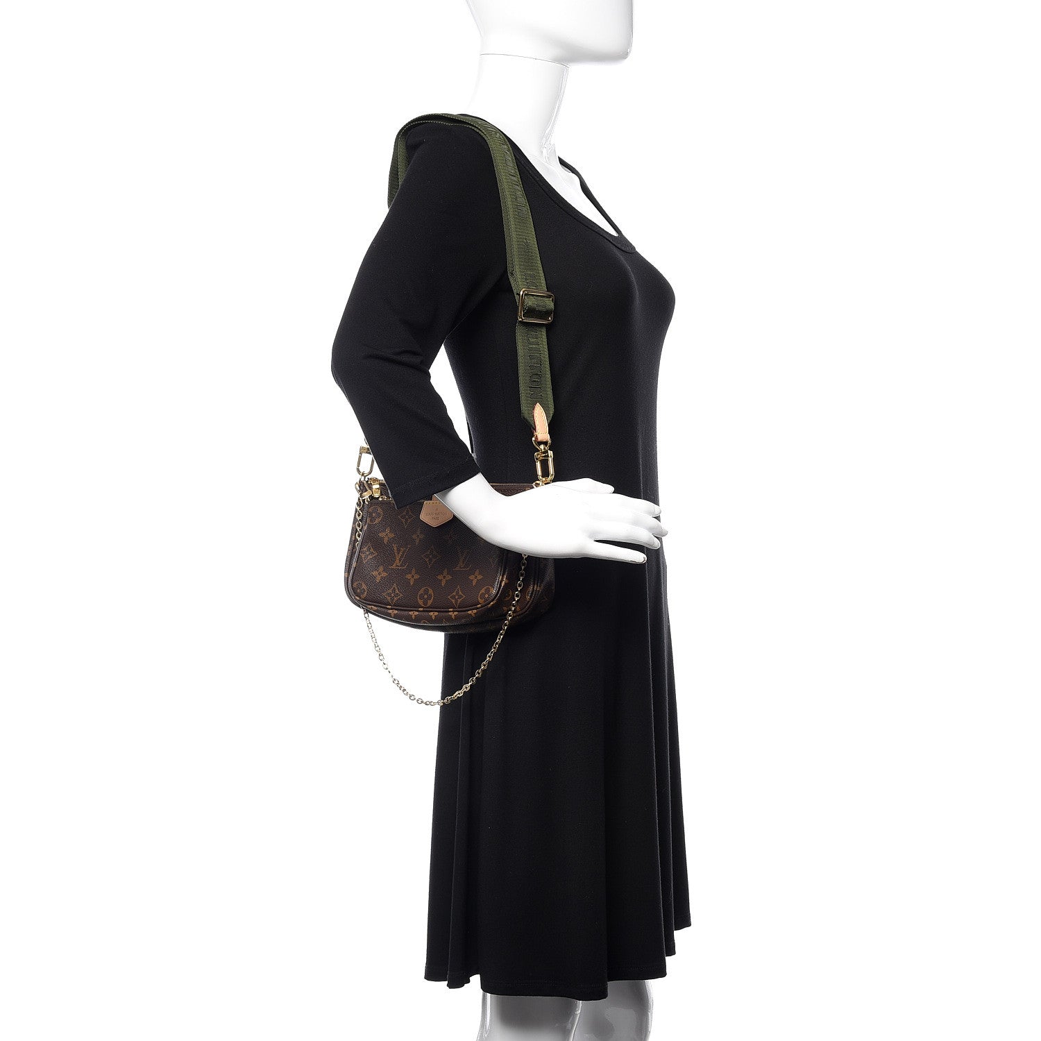 Louis Vuitton Monogram Multi Pochette Accessories Kaki 2 of 11
