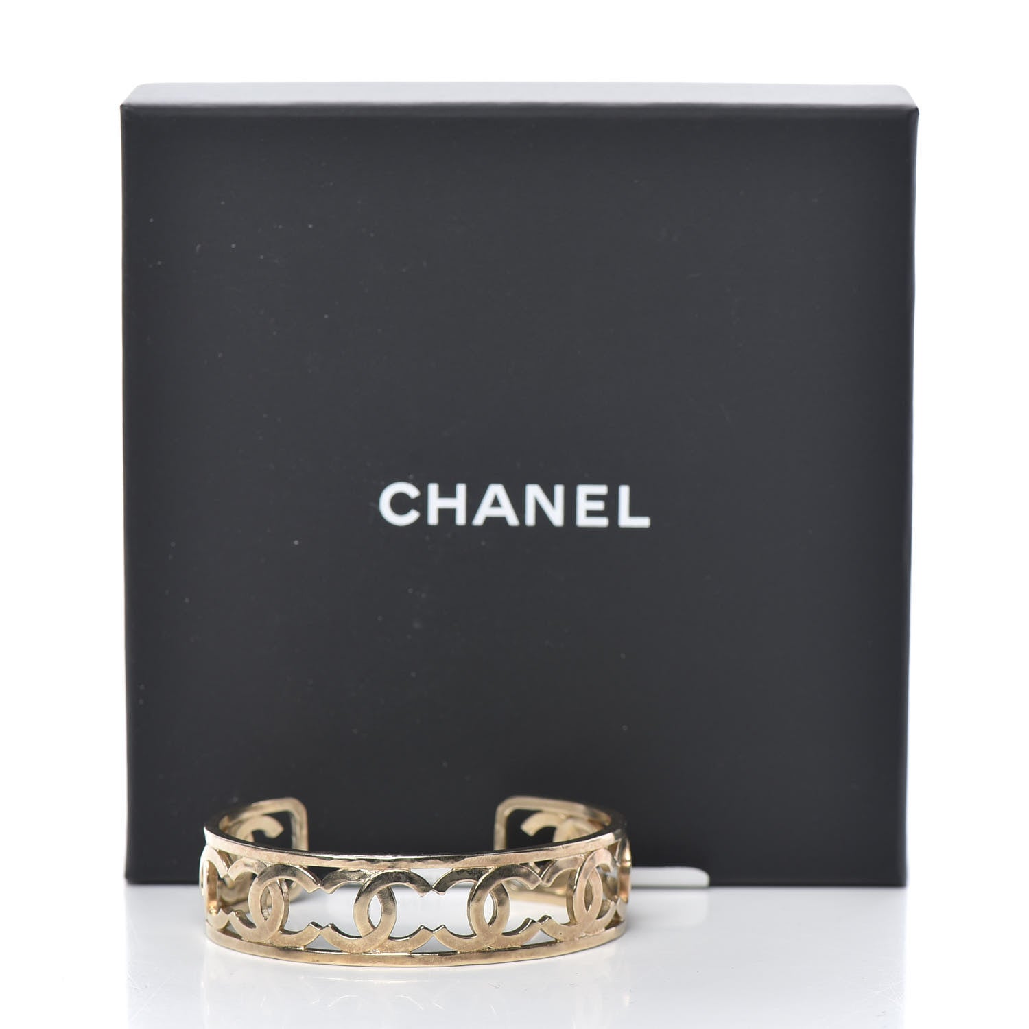Chanel CC Cuff Bracelet Gold 5 of 5