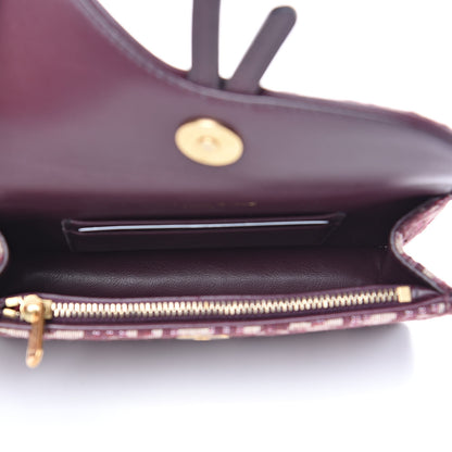 Christian Dior Oblique Saddle Belt Bag Bordeaux 5 of 9