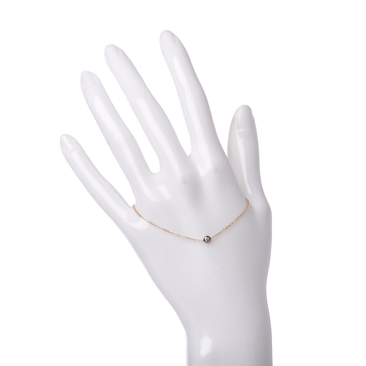 Cartier 18K Pink Gold Diamond XS D'Amour Bracelet 2 of 7