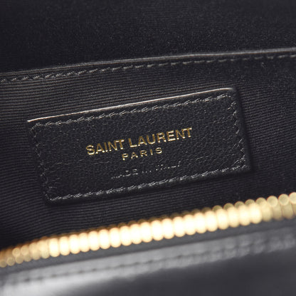 Saint Laurent Calfskin Matelasse Monogram Lou Camera Bag Black 8 of 10