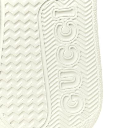Gucci Calfskin GG Tennis Embossed Perforated Womens Platform 55mm Sneakers 35.5 Great White 7 of 9