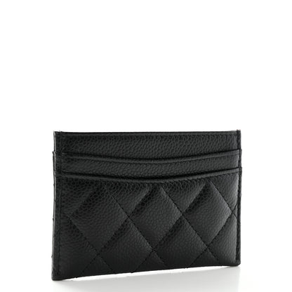Chanel Caviar Quilted Card Holder Black 3 of 10