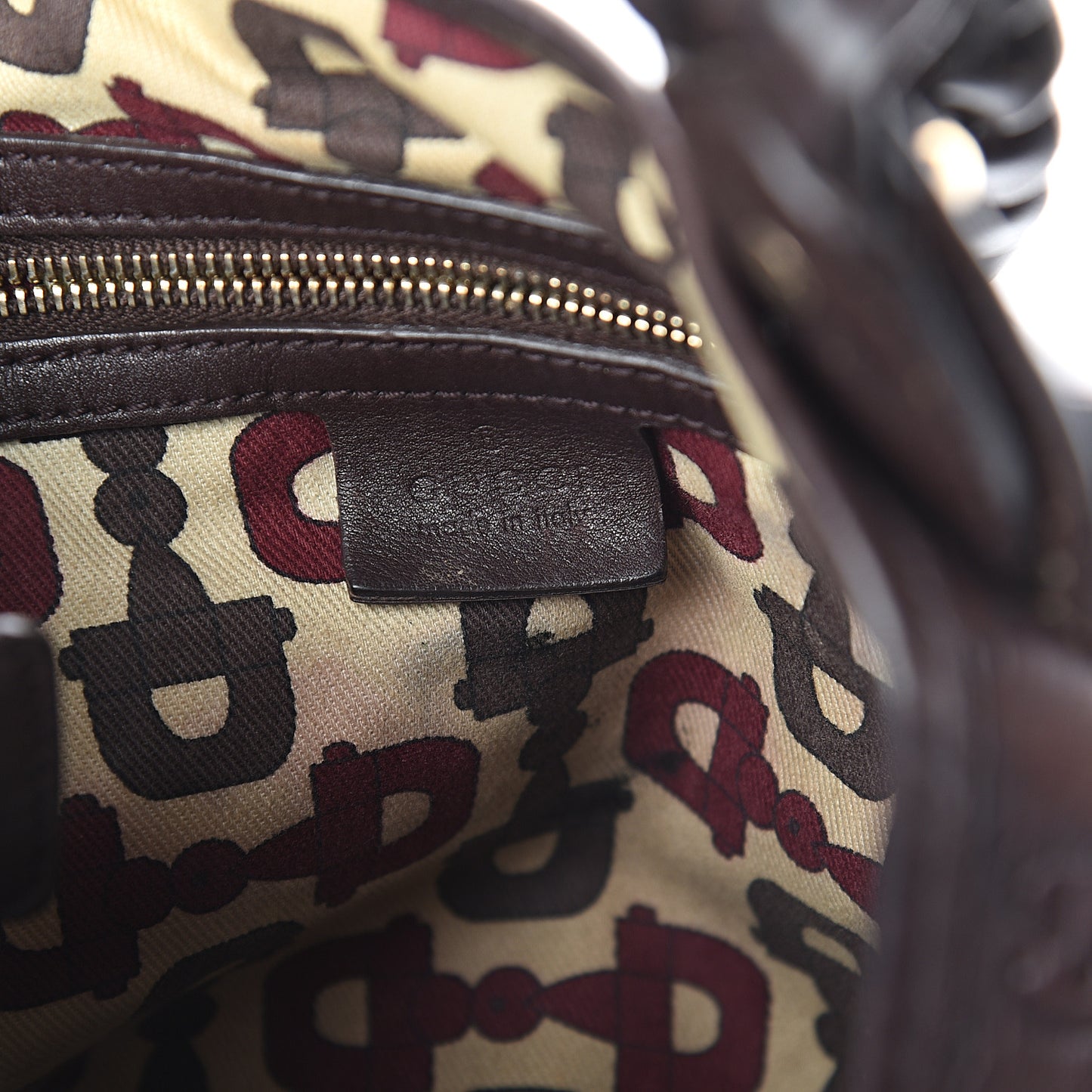 Guccissima Small Pelham Shoulder Bag Chocolate
