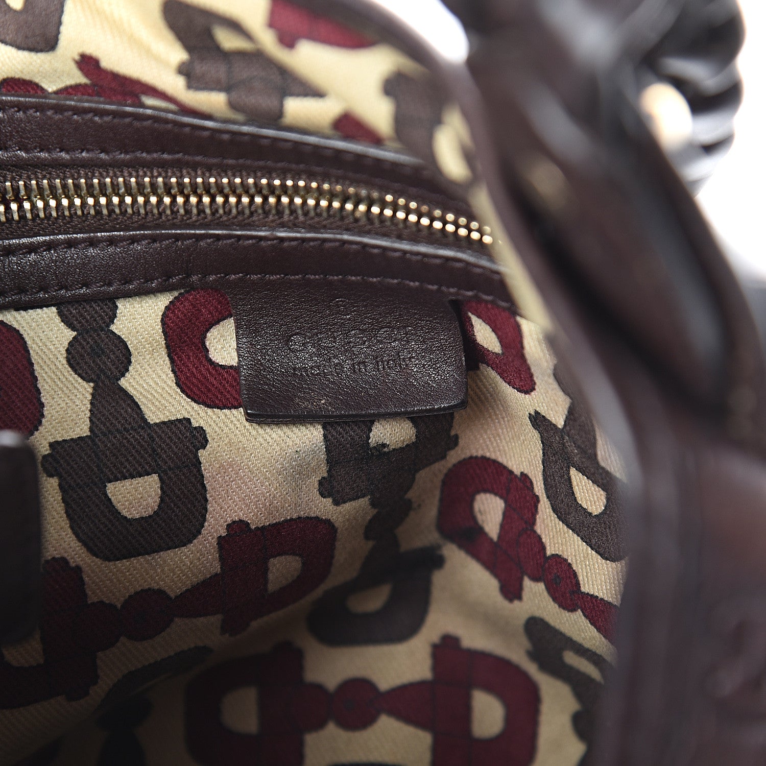 Gucci Guccissima Small Pelham Shoulder Bag Chocolate 5 of 8