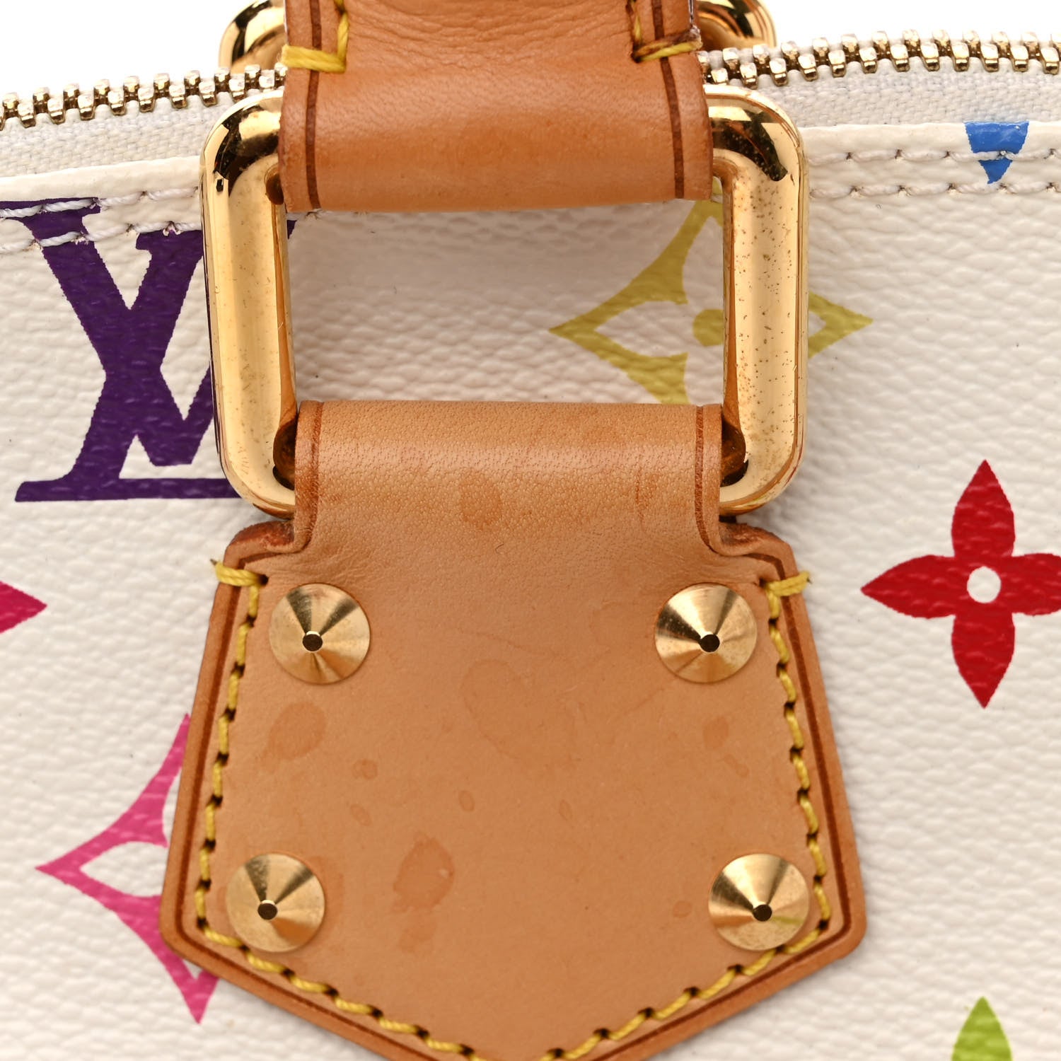 Louis Vuitton Monogram Multicolor Alma White 12 of 17