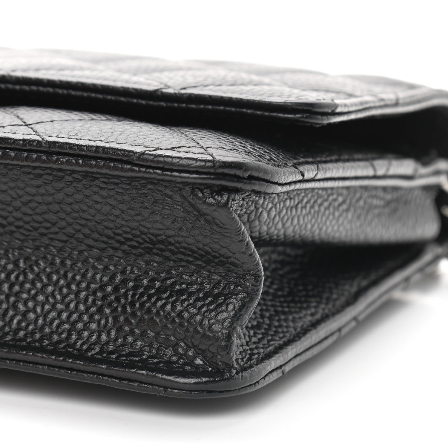 Chanel Caviar Quilted Wallet On Chain WOC Black 10 of 10
