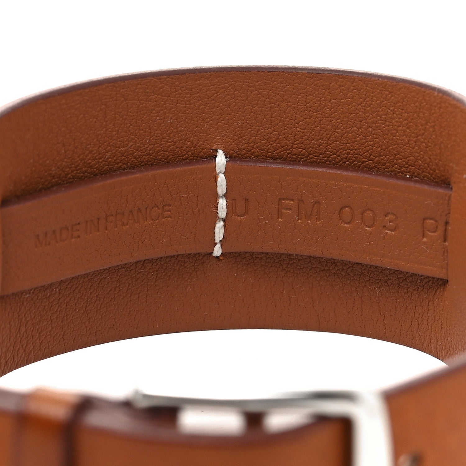 Hermes Barenia Etriviere Babord Bracelet T5 Fauve 4 of 5