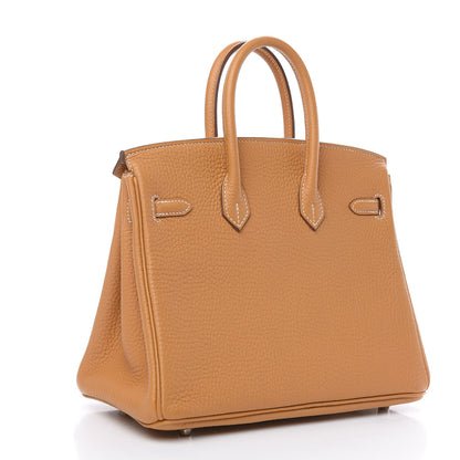 Hermes Togo Birkin 25 Natural Sable 2 of 28
