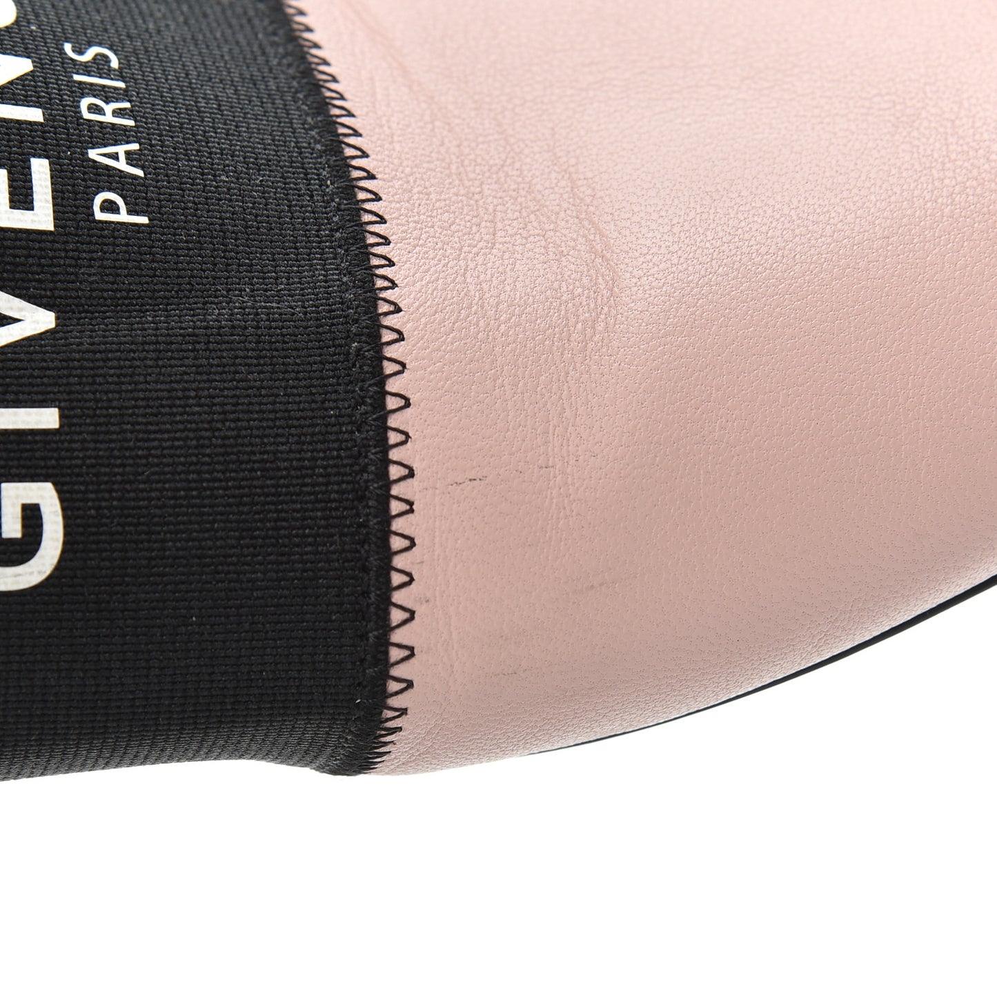 Calfskin Bedford Logo Mule Slides 36 Pink