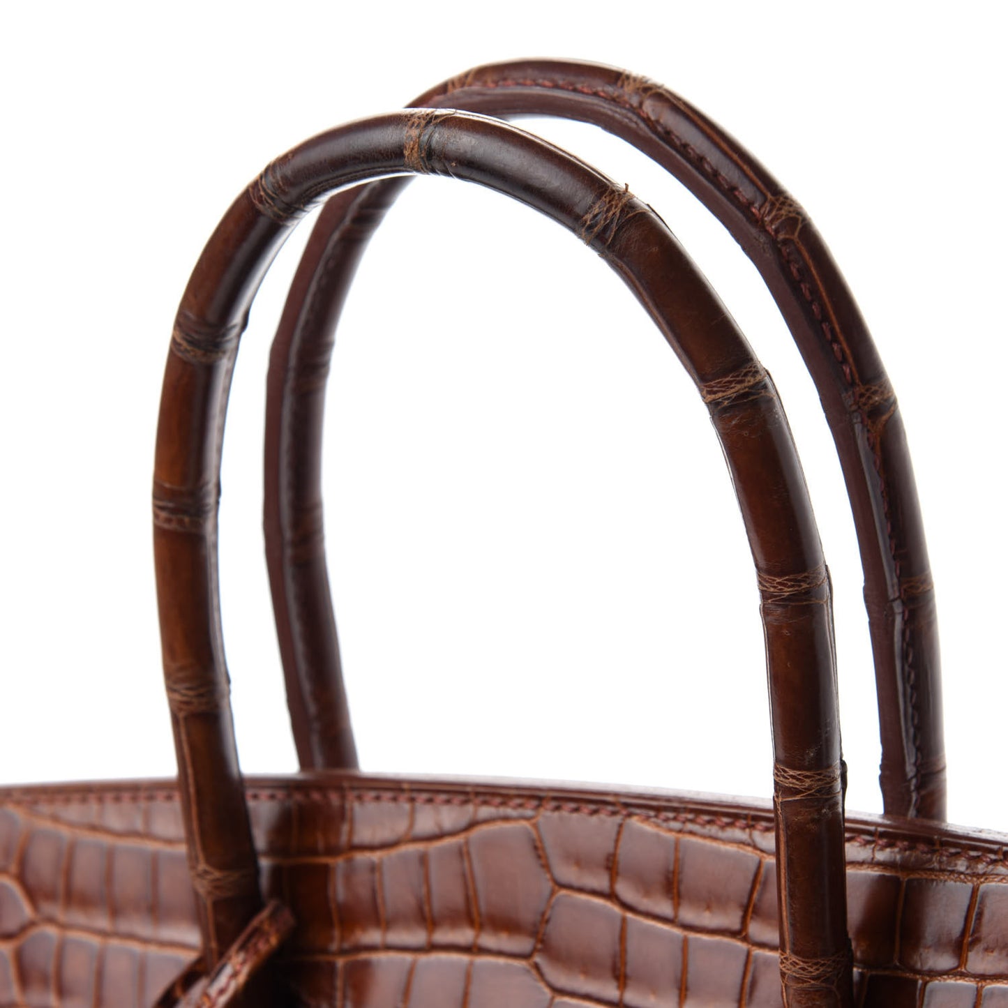 Shiny Porosus Crocodile Birkin 35 Etrusque