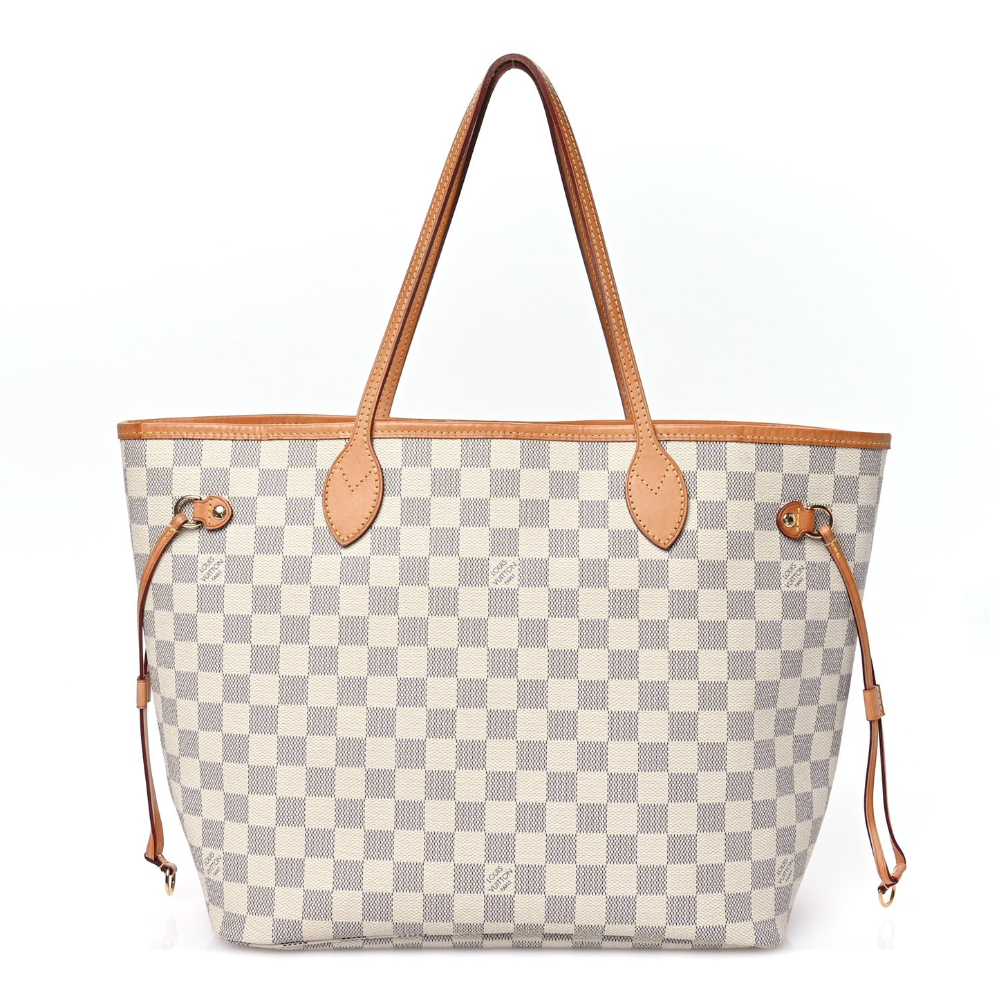 Damier Azur Neo Neverfull MM Rose Ballerine