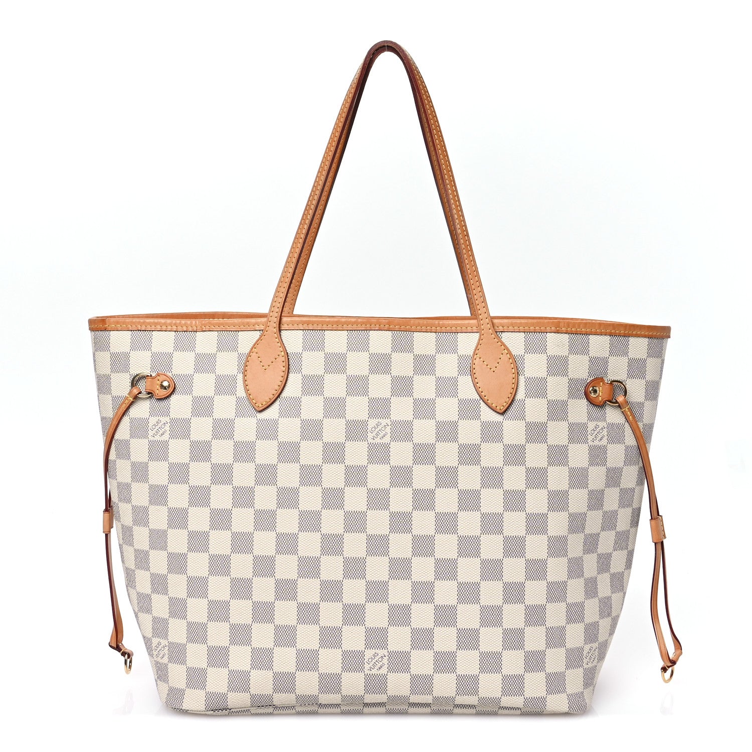 Louis Vuitton Damier Azur Neo Neverfull MM Rose Ballerine 1 of 13