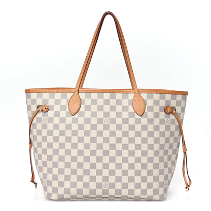 Louis Vuitton Damier Azur Neo Neverfull MM Rose Ballerine 1 of 13