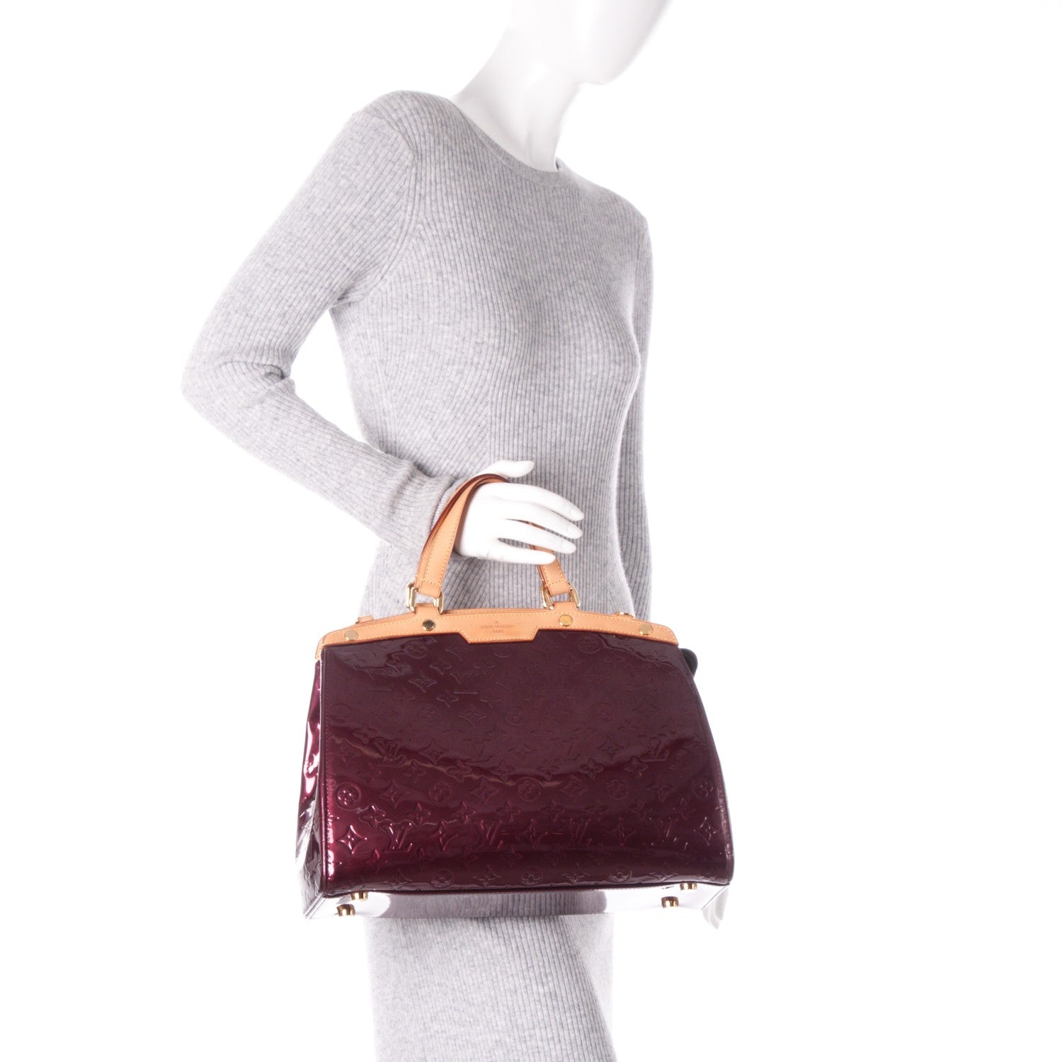 Louis Vuitton Vernis Brea GM Rouge Fauviste 3 of 7