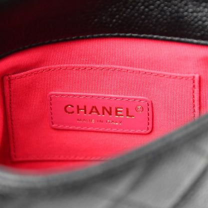 Chanel Caviar Quilted Mini Chain Soul Flap Black 7 of 9