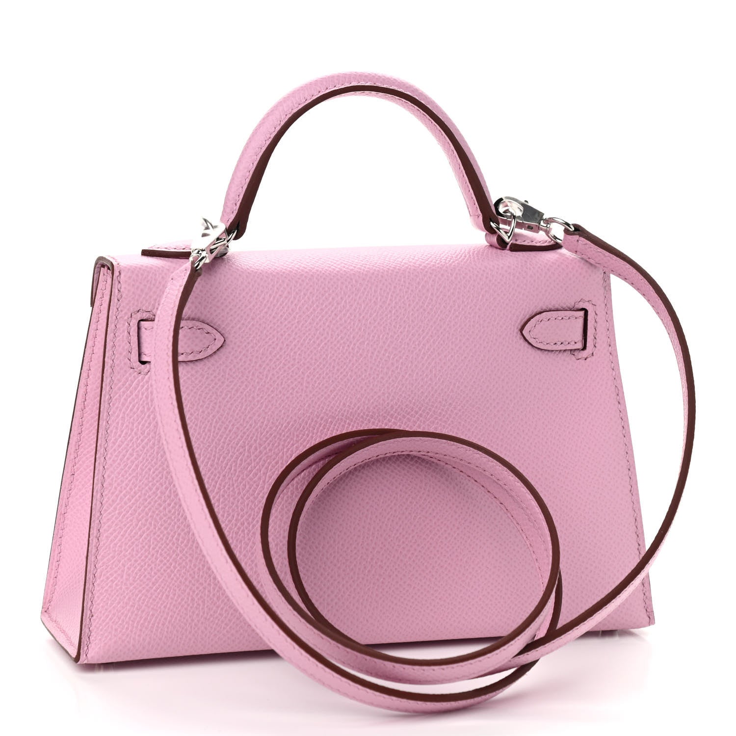 Hermes Epsom Mini Kelly Sellier 20 Mauve Sylvestre 3 of 9