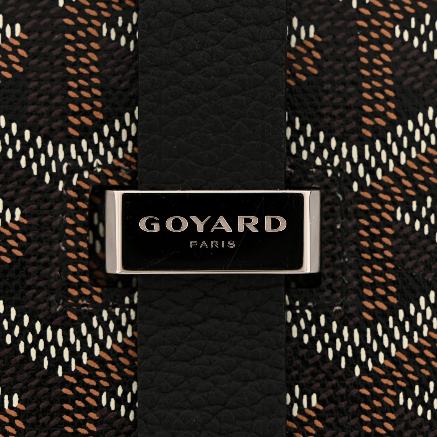 Goyardine Belvedere II MM Messenger Bag Black