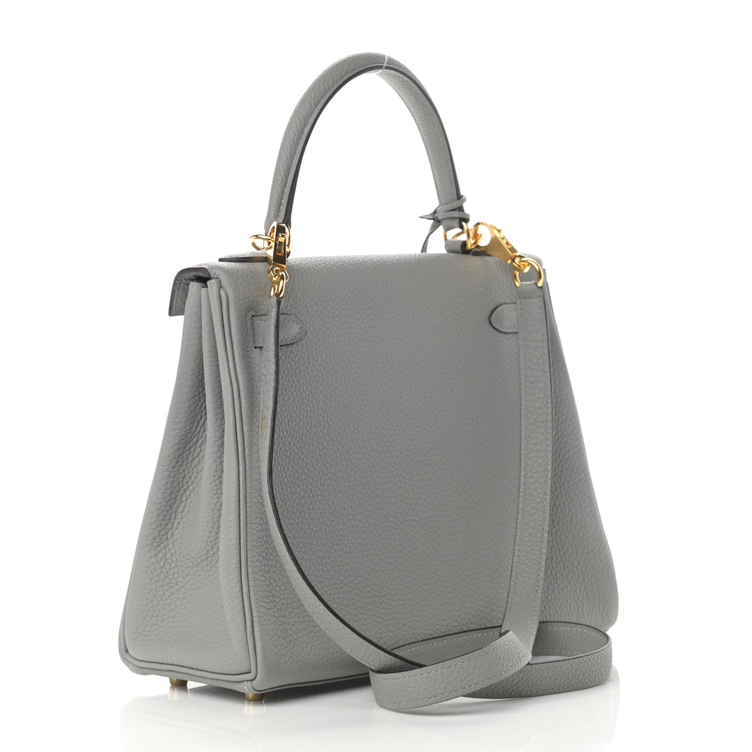 Hermes Togo Kelly Retourne 25 Gris Mouette 3 of 11
