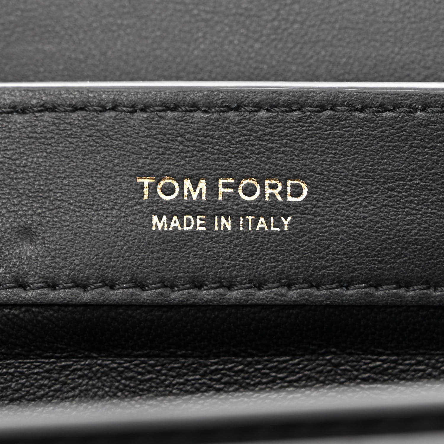Tom Ford Calfskin Padlock Crossbody Black 6 of 9