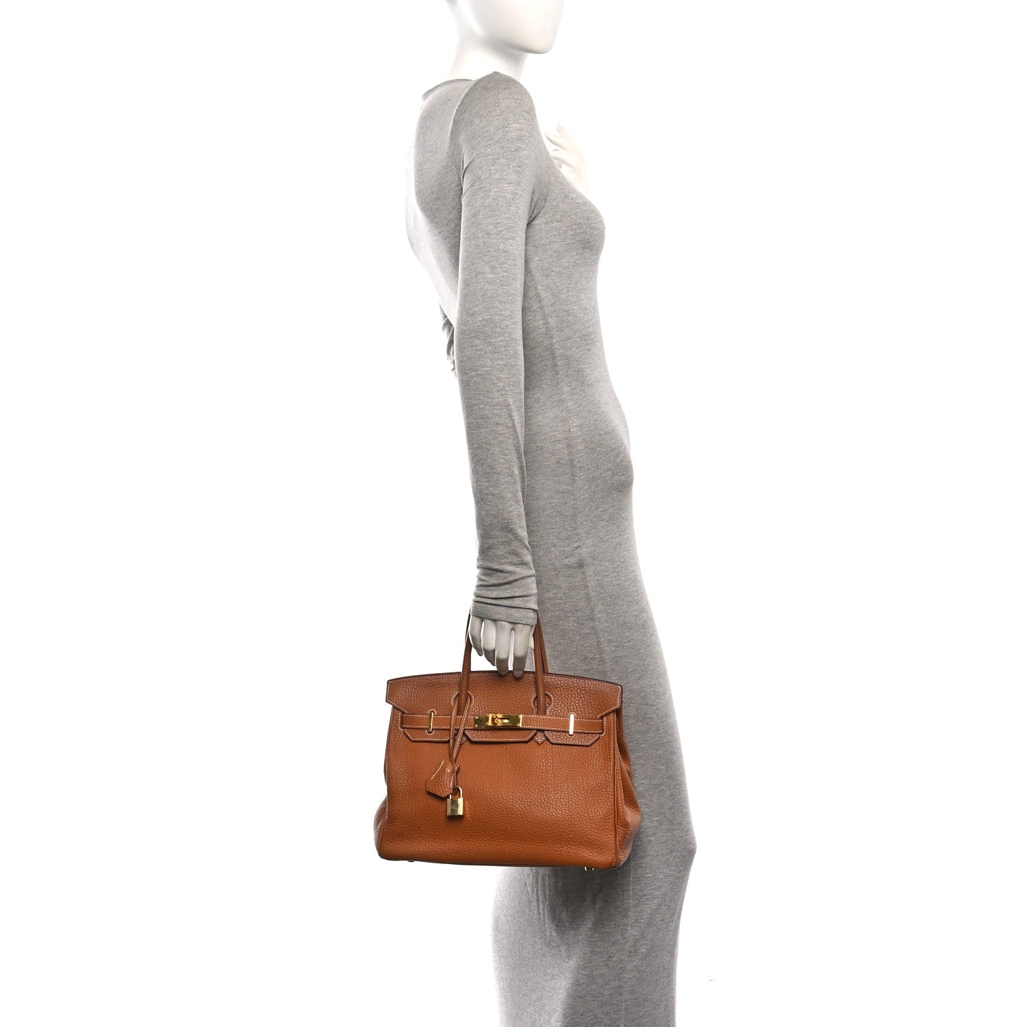 Hermes Fjord Birkin 30 Gold 2 of 10