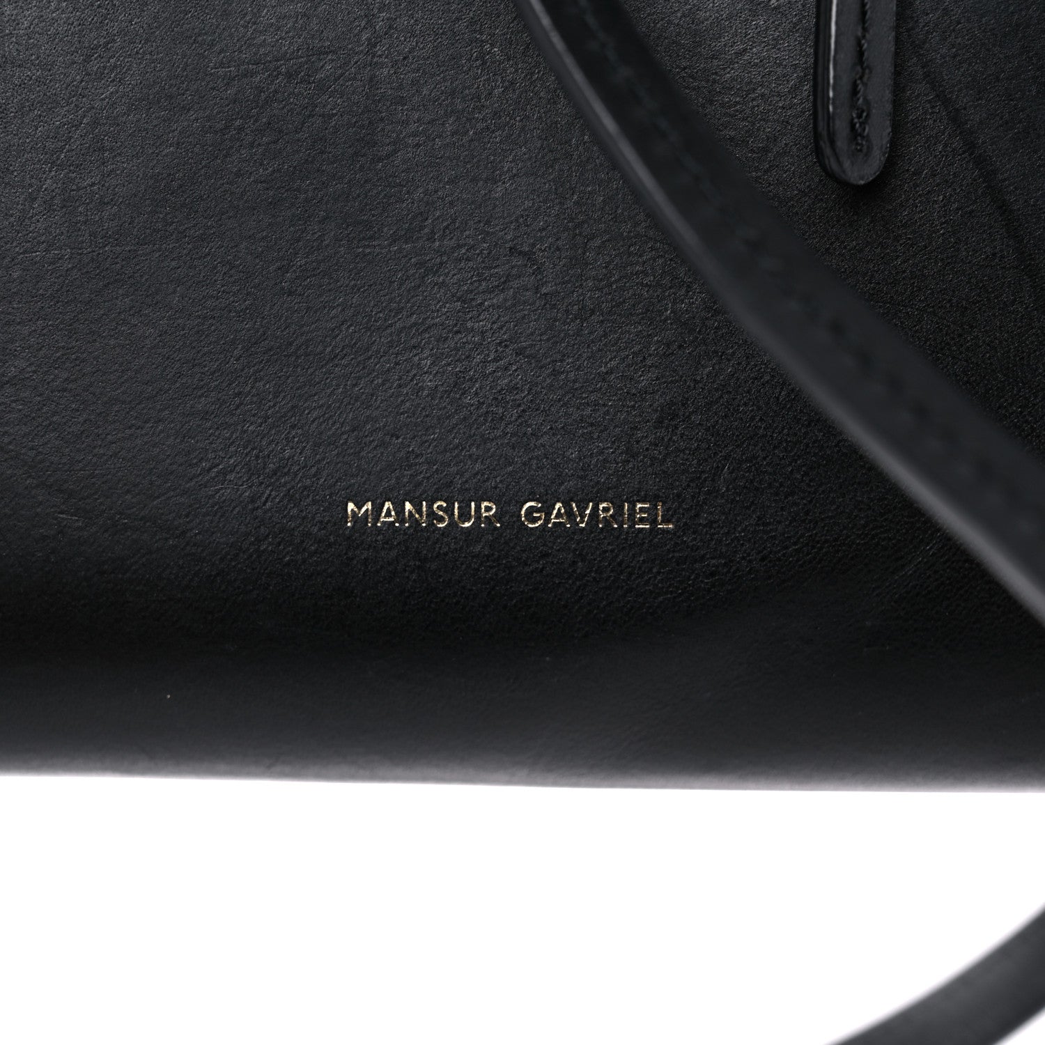 Mansur Gavriel Calfskin Mini Bucket Bag Black Flamma 7 of 24