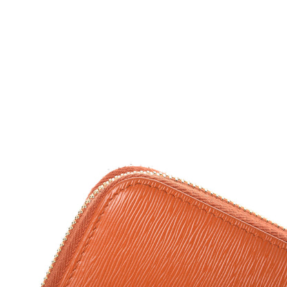Prada Vitello Move Zip Around Wallet Papaya 8 of 9