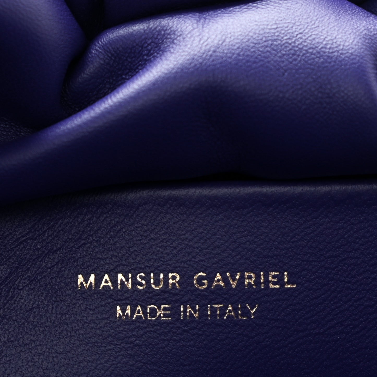 Lambskin Cloud Clutch Viola